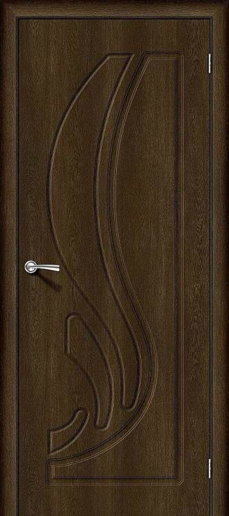 Межкомнатная дверь Bravo 146-0239 Лотос-1 Dark Barnwood 200x60