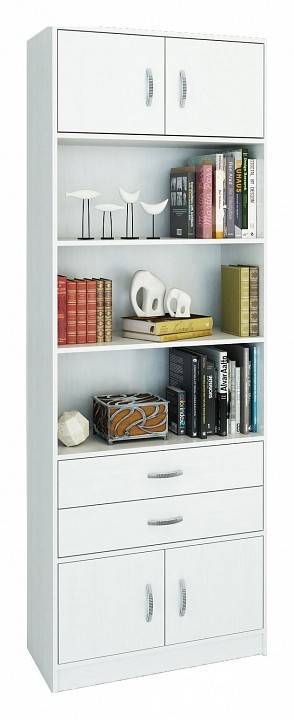 Стеллаж комбинированный МФ Мастер Либерти-51 Либерти-51-БТ белый