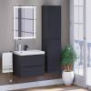 Тумба с раковиной Uperwood Tanos 291020252 подвесная, матовая, черная, 60 см фото 8