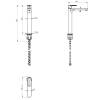 Смеситель для раковины Wonzon & Woghand WW-H1034-CR высокий, хром фото 6