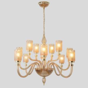 Люстра Crystal Lux Silvestro SP12 Amber