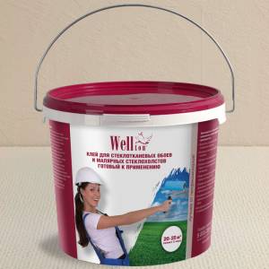 Клей для стеклообоев Wellton GW5 5 кг