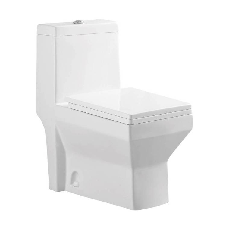 Унитаз-моноблок Stella Polar Бургос SP-00001889 KN6184000 с крышкой-сиденьем микролифт, белый глянцевый