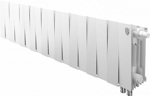 Радиатор биметаллический Royal Thermo Piano Forte 200 VDR bianco traffico, 18 секций