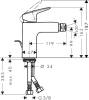 Смеситель для биде Hansgrohe Logis 71200000 фото 3