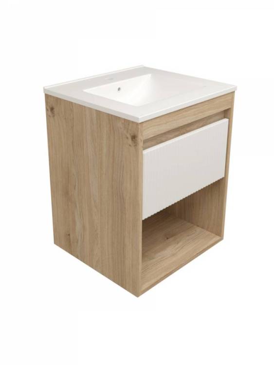 Фасад для тумбы Watersense Nancy W01747 белый, 50 см