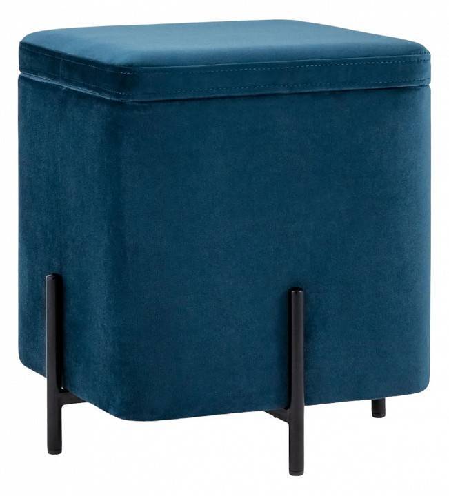 Пуф-сундук Stool Group Грейс vd-grays-kv-b29 квадрат синий