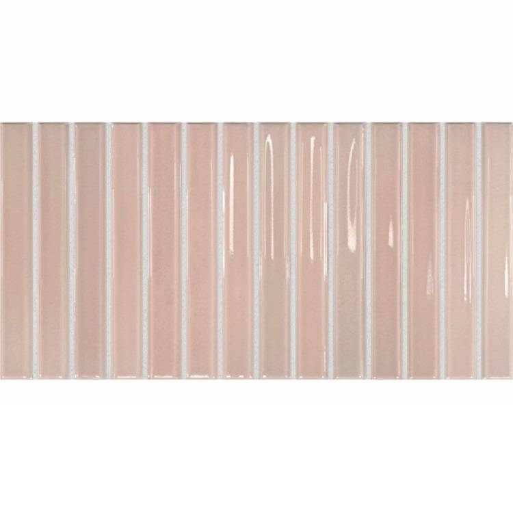 Керамическая плитка Dna Tiles Flash Bars 133472 Blush 12.5x25