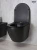 Унитаз подвесной Gid Convexo Bm2198 62226Y черный матовый фото 5