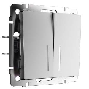 Выключатель двухклавишный с подсветкой Werkel W1120165