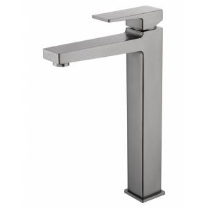 Смеситель для раковины Wonzon & Woghand WW-88019068-BGM высокий, темный графит