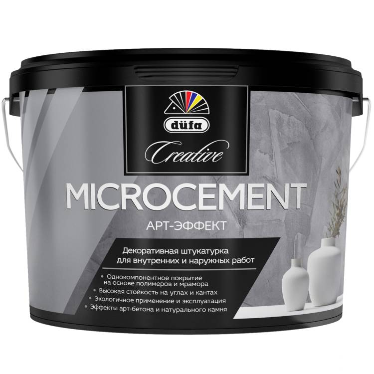 Декоративное покрытие Dufa Creative Microcement 8 кг