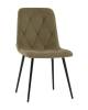 Стул Stool Group Одди Diamond AV 443-Col-KP3-9005 пыльно-оливковый, велюр