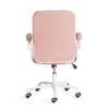 Кресло компьютерное Tetchair Lugano Wh 24334 розовый, ткань teddy фото 4
