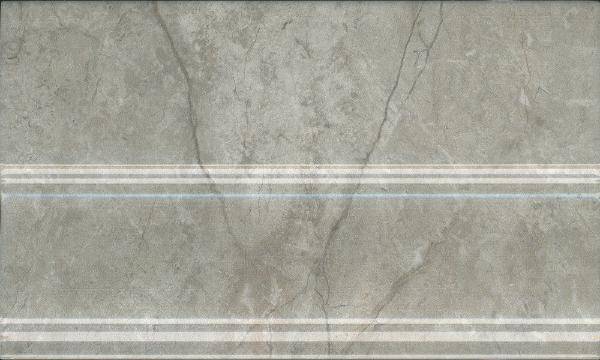 Плинтус Kerama Marazzi Кантата FMB033 серый светлый глянцевый 15x25