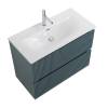 Тумба с раковиной BelBagno UNO-MINI 70 подвесная, Голубой Матовый фото 3