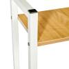 Стол письменный с полками Bradex Home Frame FR 0691, светлое дерево, белый фото 8