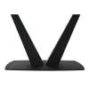 Стол Bradex Home Vito RF 0420 керамогранит белый мрамор, черный 120(184)x80x75 фото 8