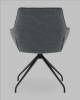 Кресло Stool Group Кимберли AV 344 W797/K12-K20PM-9005 синий, рогожка, замша, вращающееся фото 5