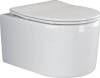 Унитаз подвесной Ceramica Nova Moments CN3003 с микролифтом, безободковый