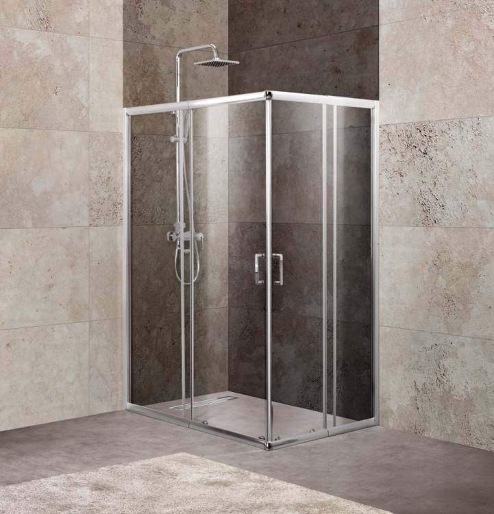 Душевой уголок BelBagno Unique AH-2-100/115-75/90-M-Cr