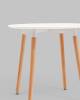 Стол Stool Group Рокки New ROOKIE ROUND v.2 белый 80x74x80 фото 4