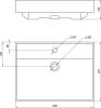 Мебель для ванной Aquanet Nova Lite 60 дуб рустикальный, 1 ящик фото 8