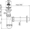 Сифон для раковины AlcaPlast A41 фото 5