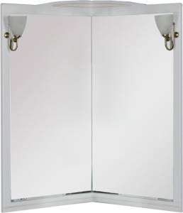 Зеркало Aquanet Луис 70 белое, угловое