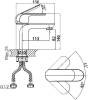 Смеситель для раковины D&K Gondolla DA1022118 фото 2