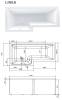 Акриловая ванна Marka One Linea 01лин16585л 165x85 L фото 2
