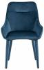 Кресло Stool Group Диана MC101-2 KD HLR-63/HLR-63 LEGS велюр сине-зеленый (ножки велюр) фото 2