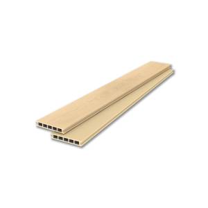 Террасная доска Lecole ДПК Natur+Wide Слоновая кость 6000x145x25