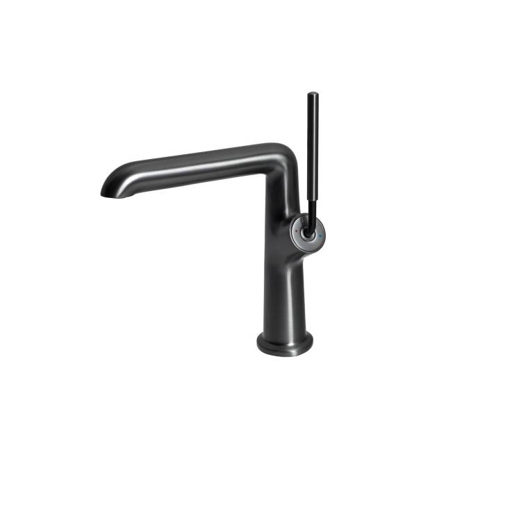 Смеситель для раковины Royce Elite RCM-111501GR оружейная сталь