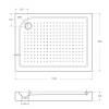 Поддон для душа BelBagno TRAY-BB-AH-120/80-15-W-L 120x80x15 фото 5