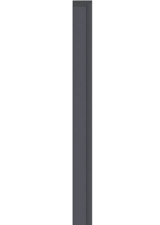 Планка левая Vox Linerio M-Line Anthracite 265x4.2x1.2