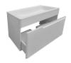 Тумба с раковиной Эстет Kare Luxe ФР-00007080 подвесной, 1 ящик, 47.7x69.8 фото 2
