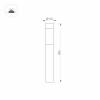 Наземный низкий светильник Arlight Lgd Stem 46613 фото 6