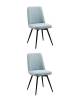 Набор из 2 стульев Stool Group Flatt OS-2451Z Lumos-82 DUAL X2 светло-зеленый, вращающиеся