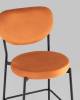 Набор из 2 полубарных стульев Stool Group Барбара BARBARA CC HLR-35 X2 терракотовый, велюр фото 8