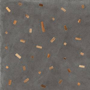Керамогранит Fioranese Sfrido SFS904R Deco Cemento4 Nero naturale 90x90