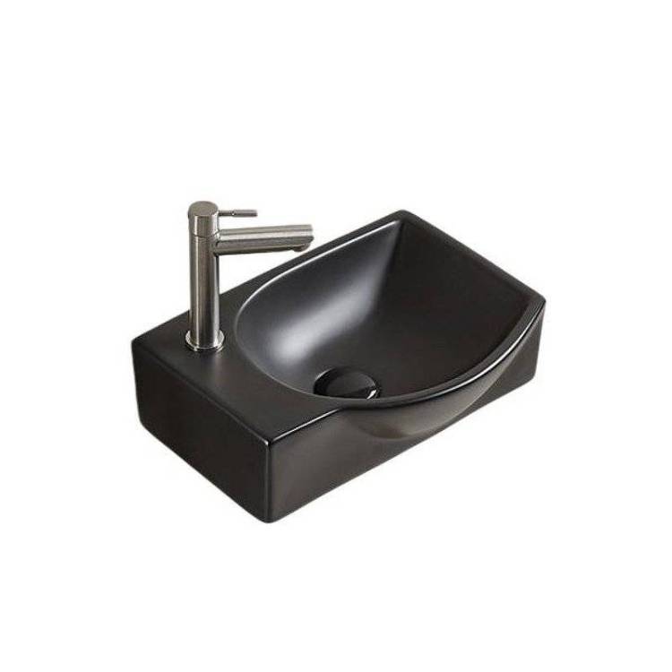 Раковина Gid Suspendido 62205R Bm9276R 40 см, черная матовая