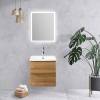 Тумба с раковиной Belbagno Albano-Cer ALBANO-CER-500-2C-SO-RR 47x44x50 Rovere Rustico подвесная с двумя выкатными ящиками фото 8