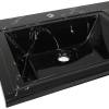 Раковина Uperwood Марсал 291120412 над стиральной машиной, левая, черный мрамор, 120x48.6 фото 3