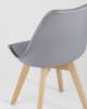 Набор из 4 стульев Stool Group Frankfurt Y863 grey X4 серый фото 7