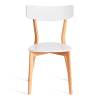 Стул Tetchair Claire 21281 белый, натуральное дерево фото 5