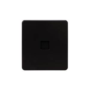 Розетка компьютерная RJ45 Kranz Round KR-78-0724-3 оникс