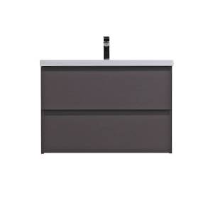 Тумба с раковиной BelBagno Темно-серый матовый, раковина CZR-8070-75
