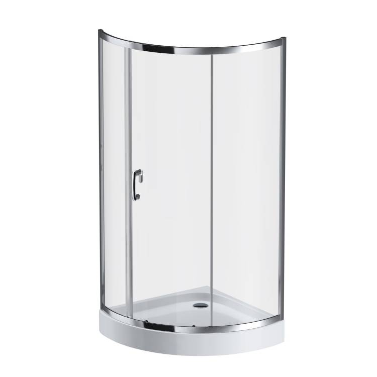 Душевой уголок Am.Pm Like W83UG-315-090MT профиль хром, стекло прозрачное, 90x90