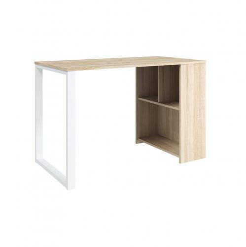 Стол письменный МЛК Бетти дуб сонома/белый 116x75x60